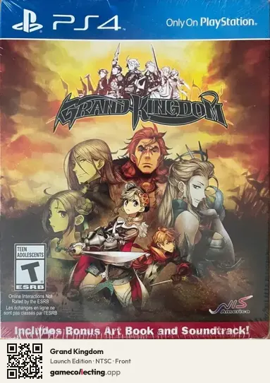 Grand Kingdom PlayStation 4, NTSC box front