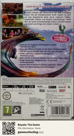Bayala: The Game Nintendo Switch, Germany box back