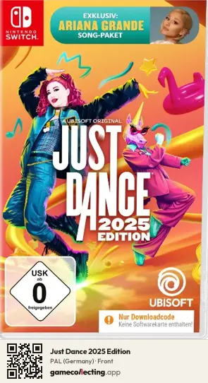 Just Dance 2025 Edition Nintendo Switch, Germany box front