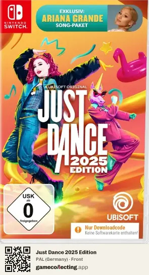 Just Dance 2025 Edition Nintendo Switch, Germany box front