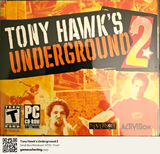 Tony Hawk's Underground 2 Computer, NTSC box front