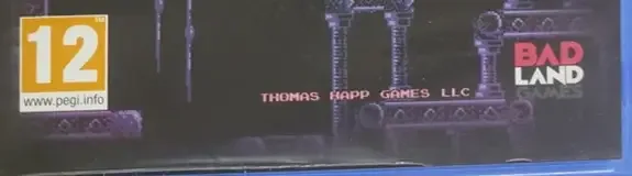 Axiom Verge, the PEGI square on its front
