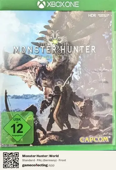Monster Hunter: World Xbox One, Germany box front