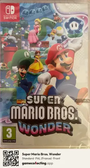 Super Mario Bros. Wonder Nintendo Switch, France box front