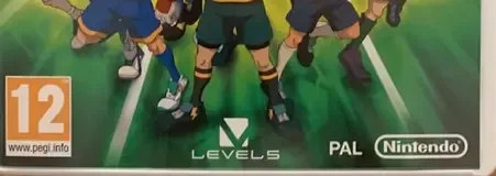 Inazuma Eleven Strikers, the PEGI square on its front