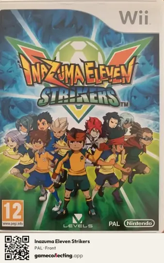 Inazuma Eleven Strikers Nintendo Wii, PAL box front