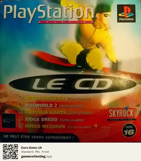 Euro Demo 16 PlayStation, PAL box front