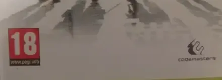 Operation Flashpoint: Red River, the PEGI square on its front