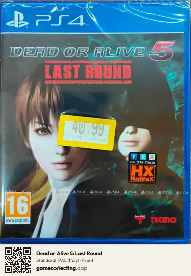 Dead or Alive 5: Last Round PlayStation 4, Italy box front