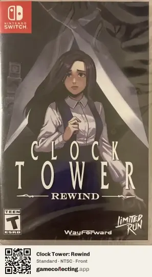 Clock Tower: Rewind Nintendo Switch, NTSC box front