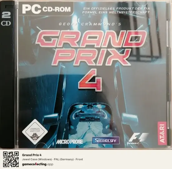 Grand Prix 4 Computer, Germany box front