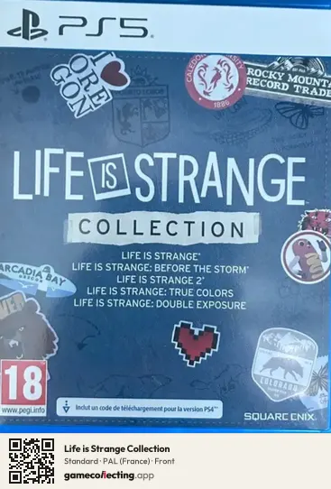 Life is Strange Collection PlayStation 5, France box front