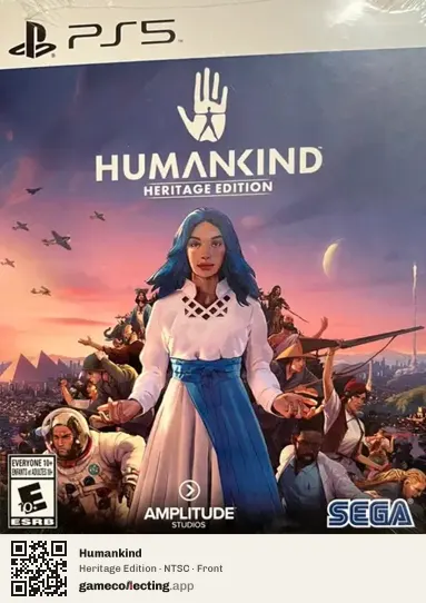 Humankind PlayStation 5, NTSC box front