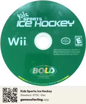 Kidz Sports: Ice Hockey Nintendo Wii, NTSC disc