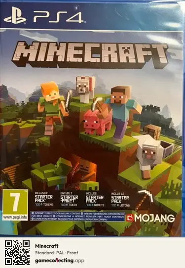 Minecraft PlayStation 4, PAL box front