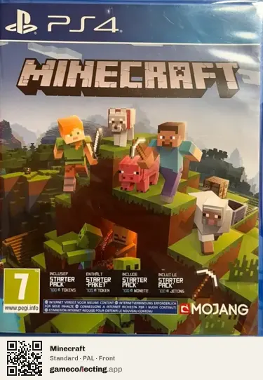 Minecraft PlayStation 4, PAL box front