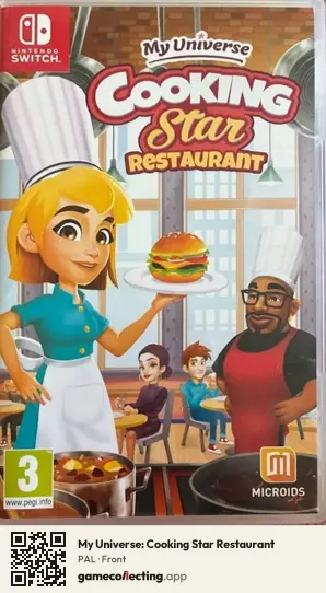 My Universe: Cooking Star Restaurant Nintendo Switch, PAL box front
