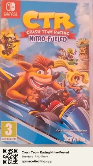 Crash Team Racing Nitro-Fueled Nintendo Switch, PAL box front