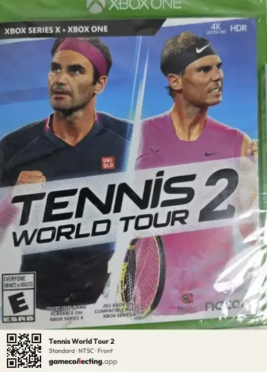 Tennis World Tour 2 Xbox One, NTSC box front