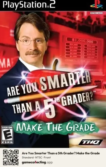 Are You Smarter Than a 5th Grader? Make the Grade PlayStation 2, NTSC box front