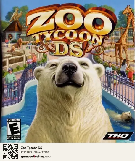 Zoo Tycoon DS Nintendo DS, NTSC box front