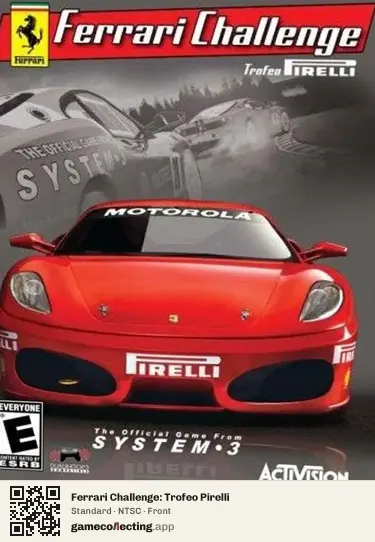 Ferrari Challenge: Trofeo Pirelli PlayStation 3, NTSC box front