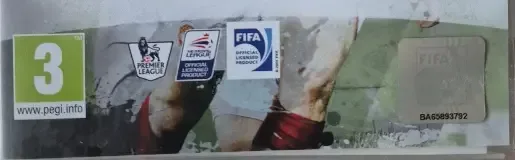 FIFA 11, the PEGI square on its front