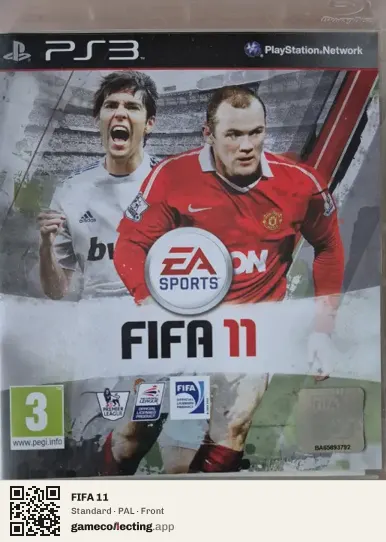 FIFA 11 PlayStation 3, PAL box front