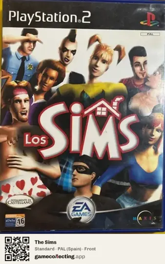 The Sims PlayStation 2, Spain box front
