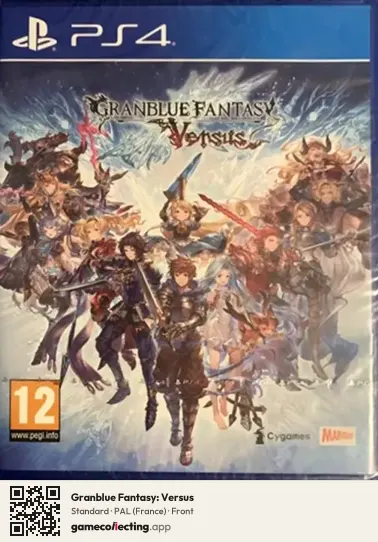Granblue Fantasy: Versus PlayStation 4, France box front