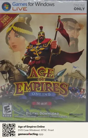 Age of Empires Online Computer, NTSC box front