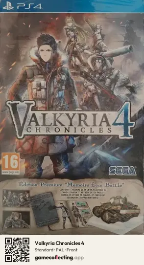 Valkyria Chronicles 4 PlayStation 4, PAL box front