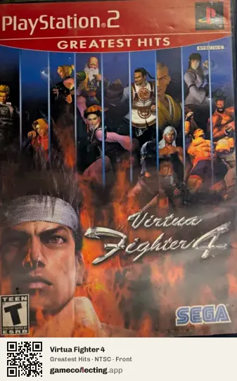 Virtua Fighter 4 PlayStation 2, NTSC box front