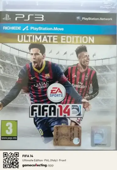 FIFA 14 PlayStation 3, Italy box front