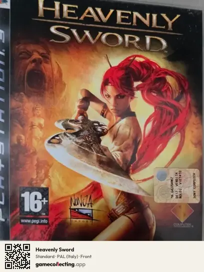 Heavenly Sword PlayStation 3, Italy box front