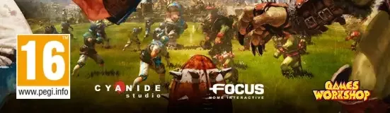 Blood Bowl II, the PEGI square on its front