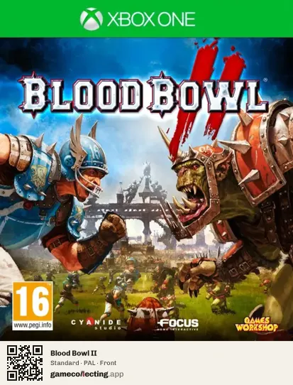 Blood Bowl II Xbox One, PAL box front