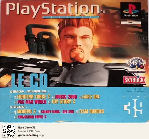 Euro Demo 39 PlayStation, PAL box front