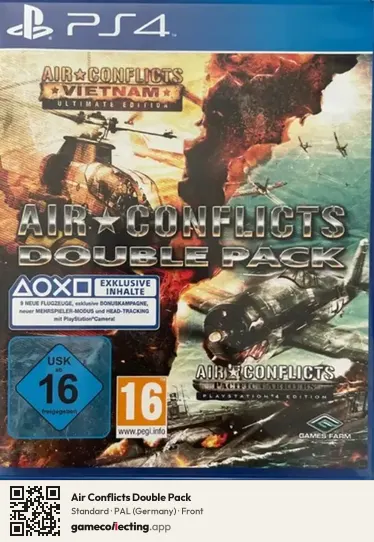 Air Conflicts Double Pack PlayStation 4, Germany box front