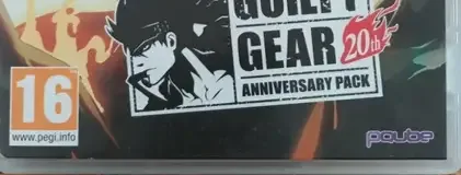 Guilty Gear 20th Anniversary Pack, the USK square on its front