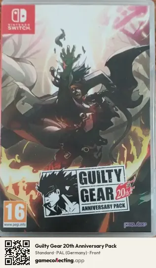 Guilty Gear 20th Anniversary Pack Nintendo Switch, Germany box front
