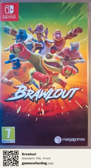 Brawlout Nintendo Switch, PAL box front
