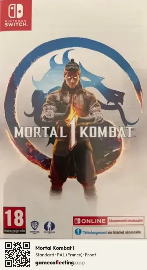 Mortal Kombat 1 Nintendo Switch, France box front