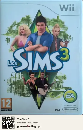 The Sims 3 Nintendo Wii, PAL box front