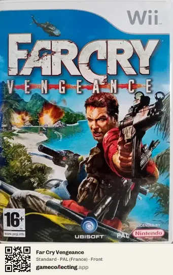 Far Cry Vengeance Nintendo Wii, France box front