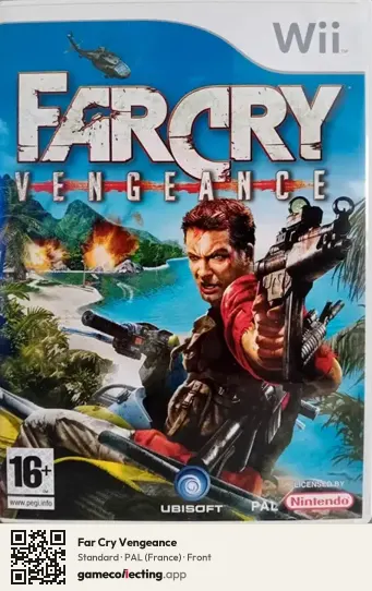Far Cry Vengeance Nintendo Wii, France box front
