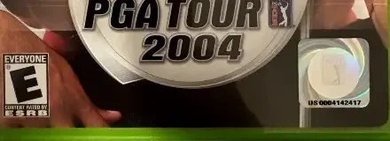 Tiger Woods PGA Tour 2004, the ESRB box on its front