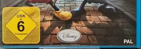 Disney Epic Mickey 2: The Power of Two, the USK square on its front