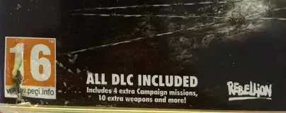 Sniper Elite V2 Remastered, the USK square on its front