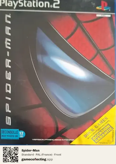 Spider-Man PlayStation 2, France box front